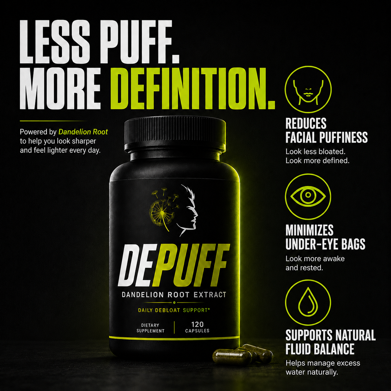 DEPUFF™ Dandelion Root Extract (Copy) (Copy)