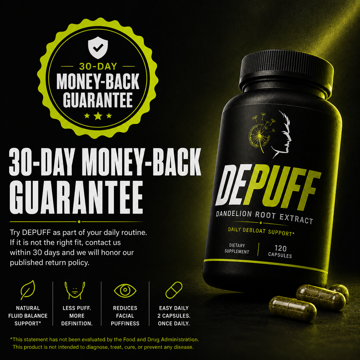 DEPUFF™ Dandelion Root Extract (Copy) (Copy)