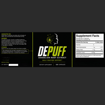 DEPUFF™ Dandelion Root Extract (Copy) (Copy)